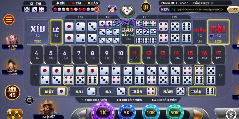 Sicbo là trò chơi cá cược trực tuyến hấp dẫn với lợi nhuận thu về cao