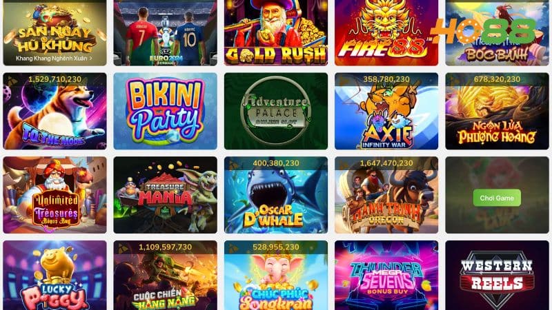 Kho trò chơi slot của HO88 đa dạng chủ đề nên anh em sẽ không bao giờ thấy chán